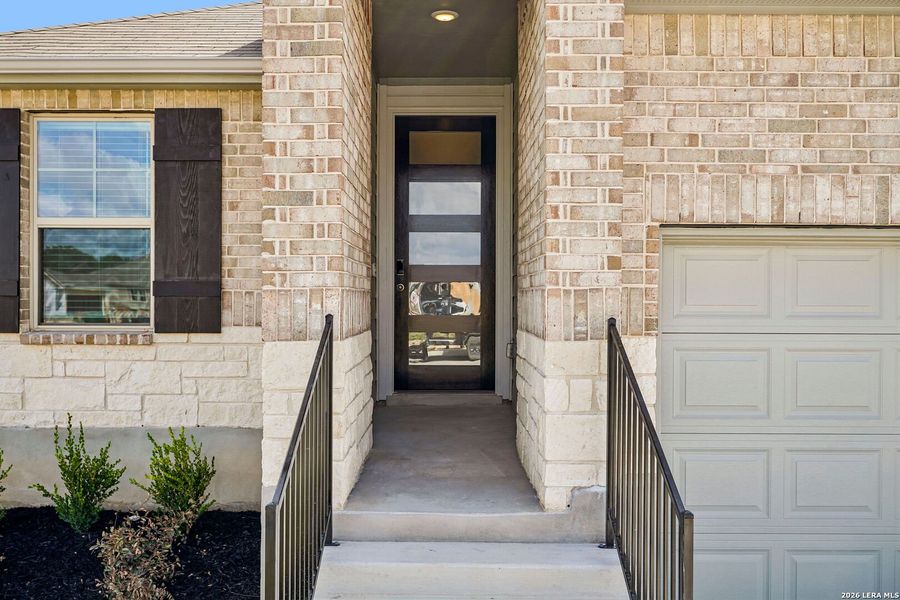 Exterior details and patio area of a home in Legendary Trails - Premier Series, Cibolo (Image 28). Exterior details and patio area of a home in Legendary Trails - Premier Series, Cibolo (Image 28).