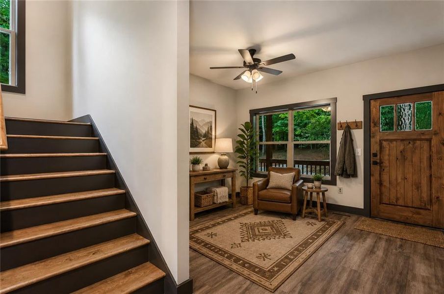 Furnished interior view inside a new home in , Ellijay (Image 10).
