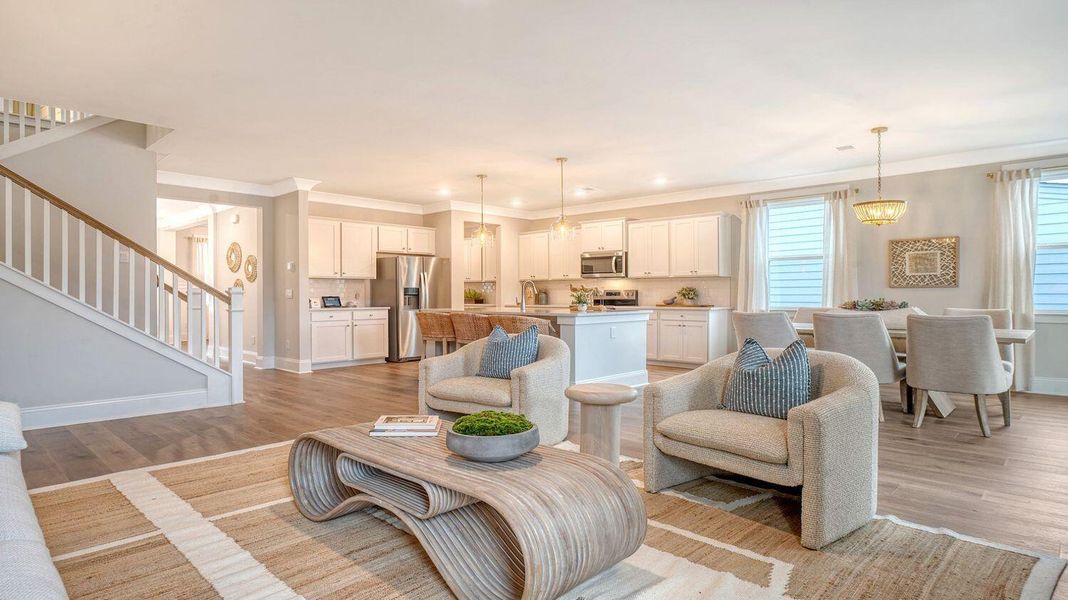 Furnished interior view inside a new home in Sheep Island, Summerville (Image 28).