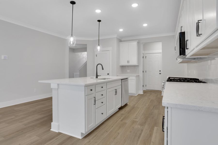 Furnished interior view inside a new home in Villas at Dawsonville Townhomes, Dawsonville (Image 10).