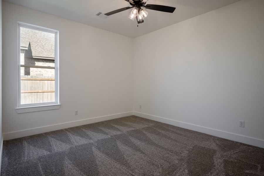 Representative unfurnished interior of a home built from the The Savannah by Reece Homes in Stella Ranch, Bryan (Image 57). Representative unfurnished interior of a home built from the The Savannah by Reece Homes in Stella Ranch, Bryan (Image 57).