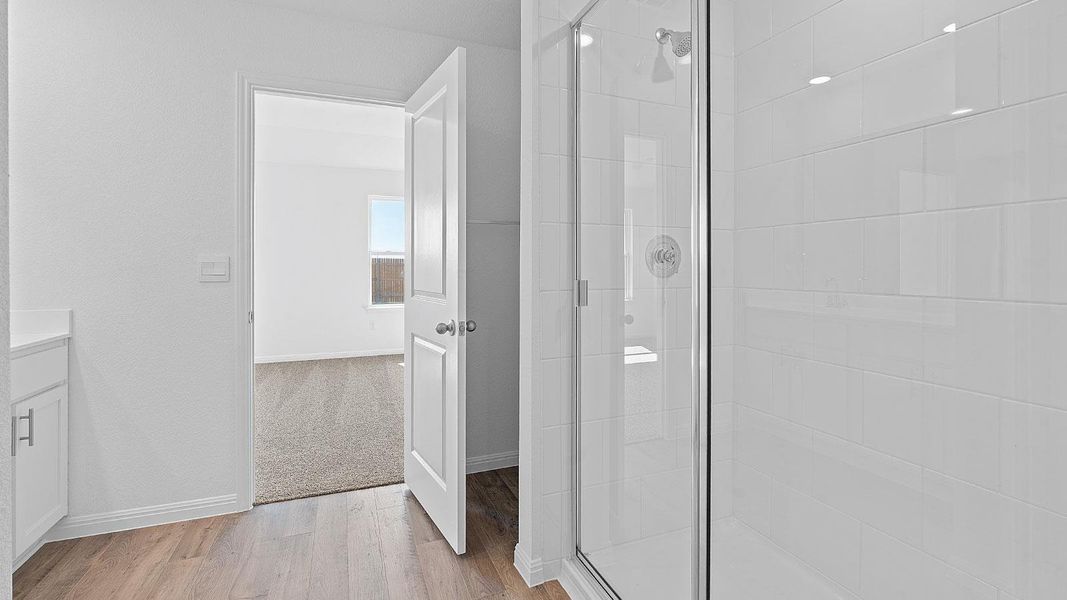 Furnished interior view inside a new home in Prairie Lakes, Buda (Image 11).