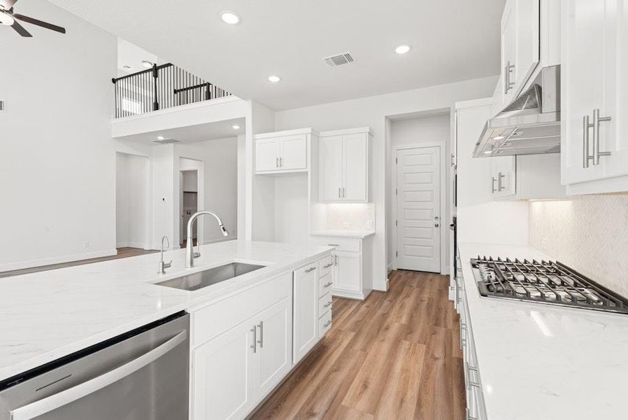 Furnished interior view inside a new home in Blackhawk, Pflugerville (Image 15).