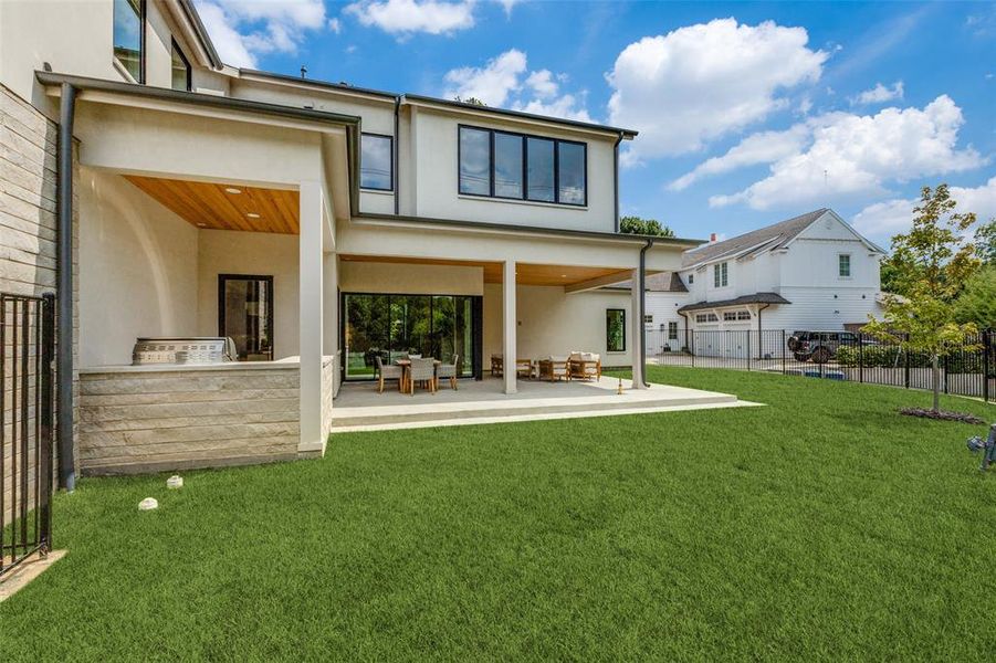 Front exterior of a new home in , Dallas, TX, highlighting curb appeal (Image 22).