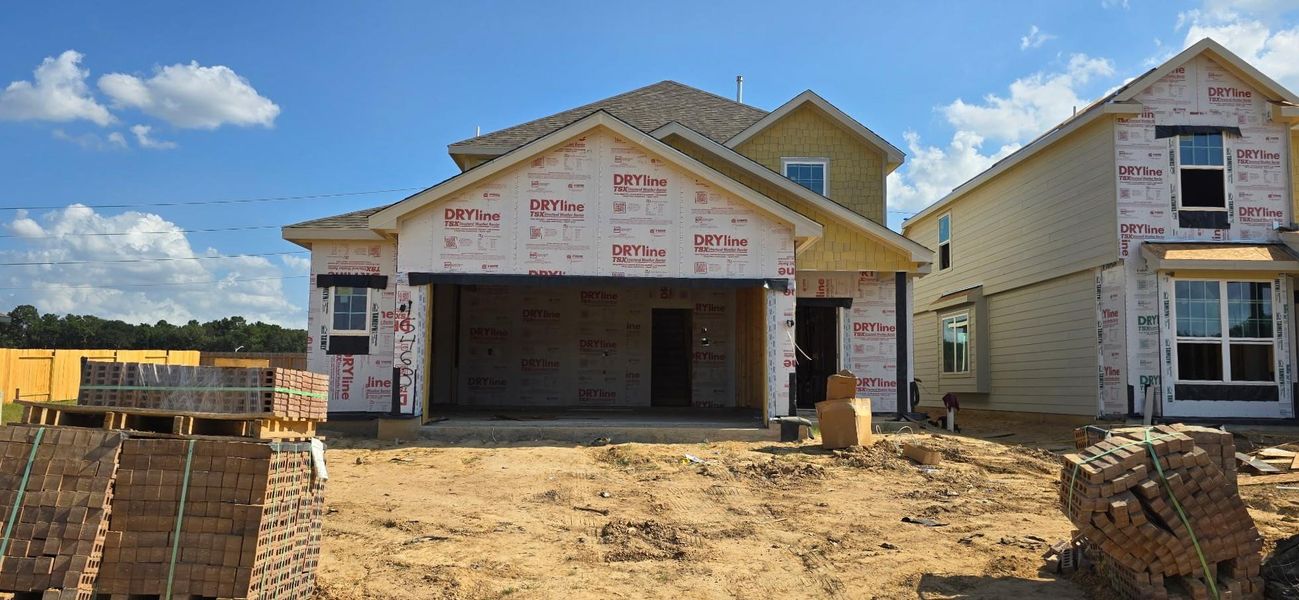 In-progress construction of a new home in Granger Pines, Conroe, TX (Image 26). In-progress construction of a new home in Granger Pines, Conroe, TX (Image 26).