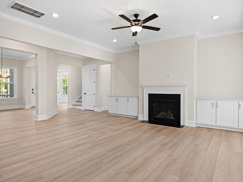 Spacious, unfurnished interior of a new home in Rockport, Wake Forest (Image 59).