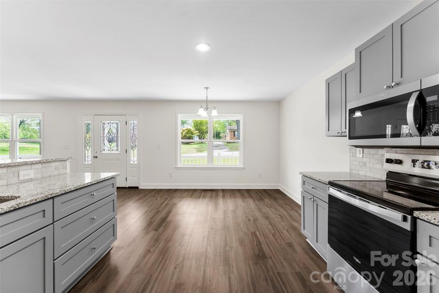 Furnished interior view inside a new home in , Bessemer City (Image 5).