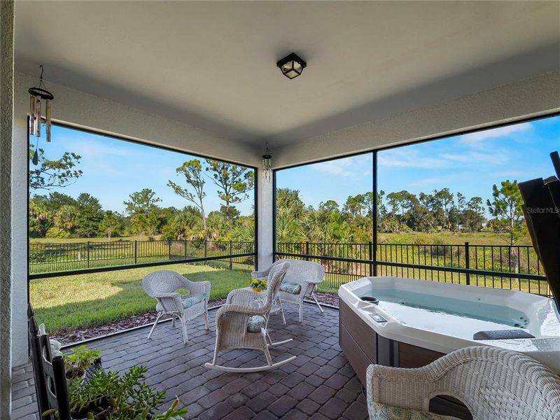 Exterior details and patio area of a home in , North Port (Image 35). Exterior details and patio area of a home in , North Port (Image 35).