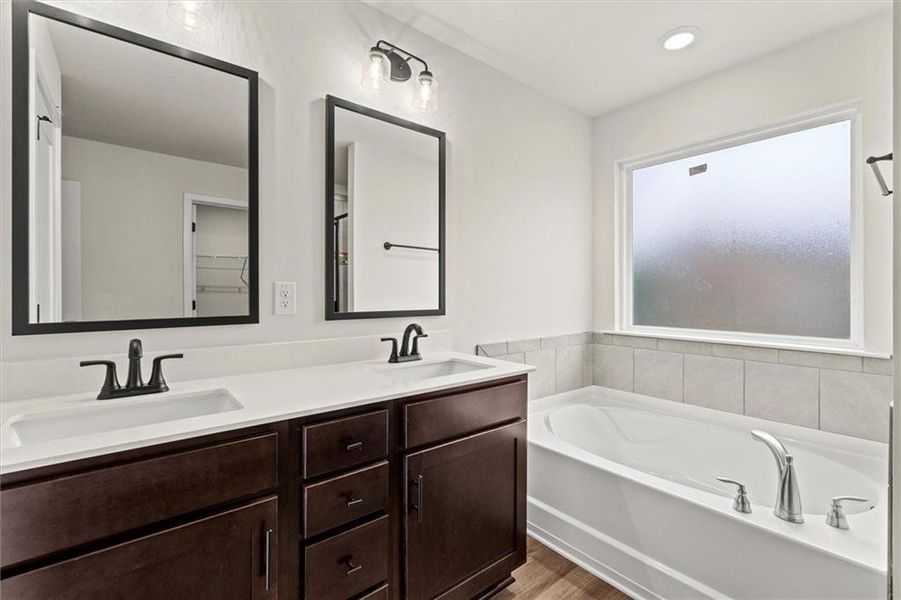 Furnished interior view inside a new home in Canterbury Villas, Carrollton (Image 8).