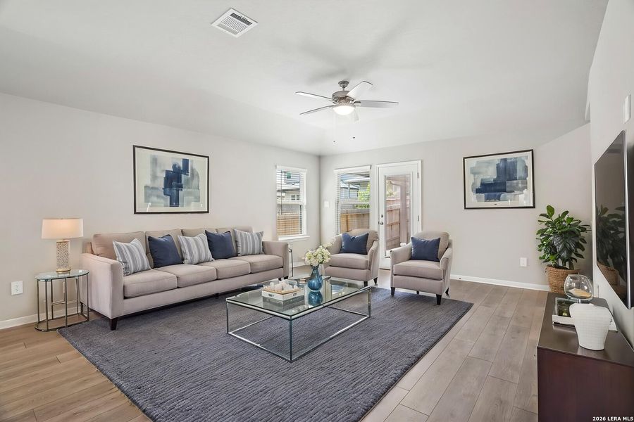 Furnished interior view inside a new home in Legendary Trails - Premier Series, Cibolo (Image 13).