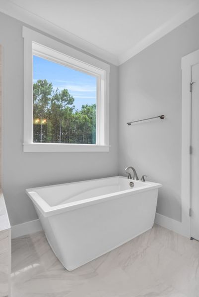 Representative furnished interior of a home built from the The Hampton by RobuckHomes in Stonehenge, Raleigh (Image 15).