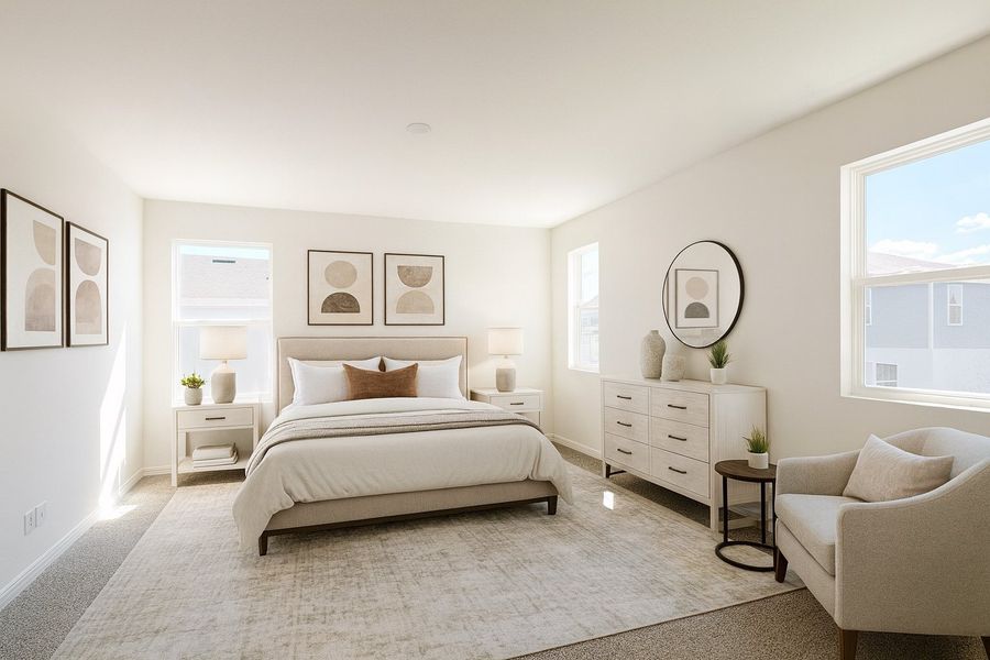 Furnished interior view inside a new home in Trinity Lakes, Groveland (Image 6).
