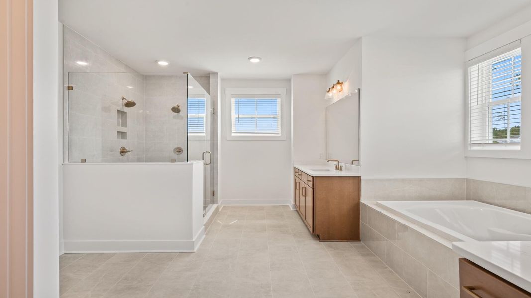 Furnished interior view inside a new home in Pamlico Terrace, Awendaw (Image 5).