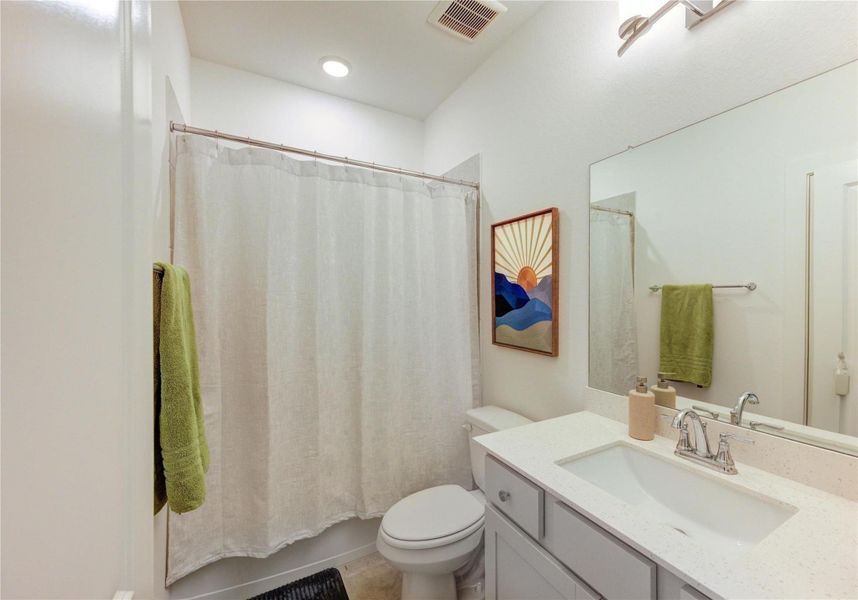 Furnished interior view inside a new home in Sienna 45', 50', Missouri City (Image 11).