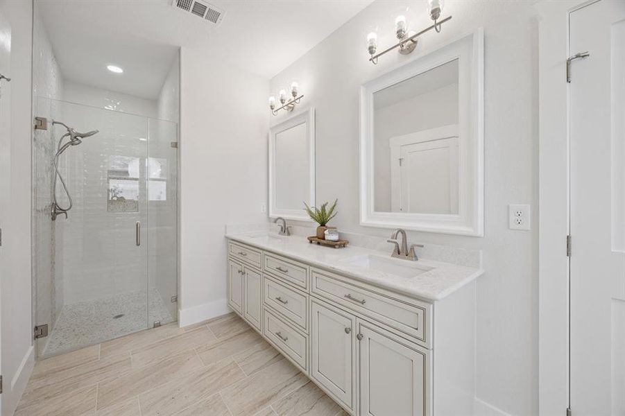 Furnished interior view inside a new home in , Wills Point (Image 9).