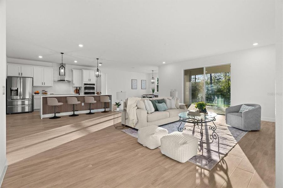 Furnished interior view inside a new home in , Orlando (Image 7).