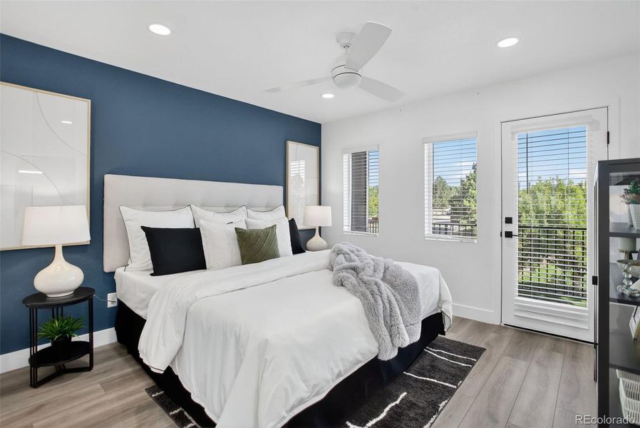 Primary Bedroom With En-Suite Bathroom Third Floor