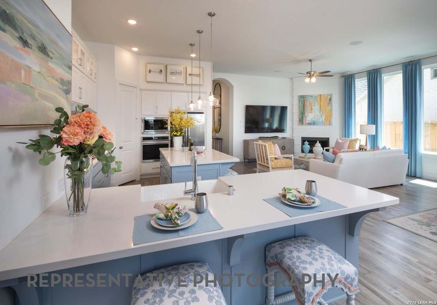 Furnished interior view inside a new home in The Ranches at Creekside, Boerne (Image 20). Furnished interior view inside a new home in The Ranches at Creekside, Boerne (Image 20).