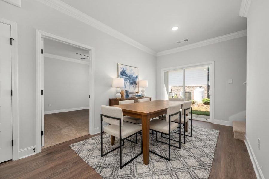 Furnished interior view inside a new home in Saddlebrook, Murfreesboro (Image 6).