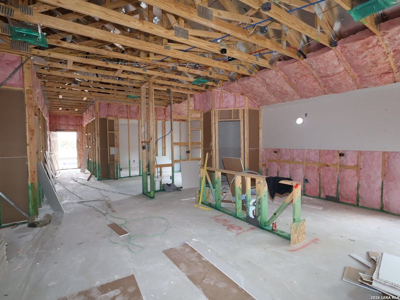 In-progress construction of a new home in Jordan's Ranch, San Antonio, TX (Image 22). In-progress construction of a new home in Jordan's Ranch, San Antonio, TX (Image 22).
