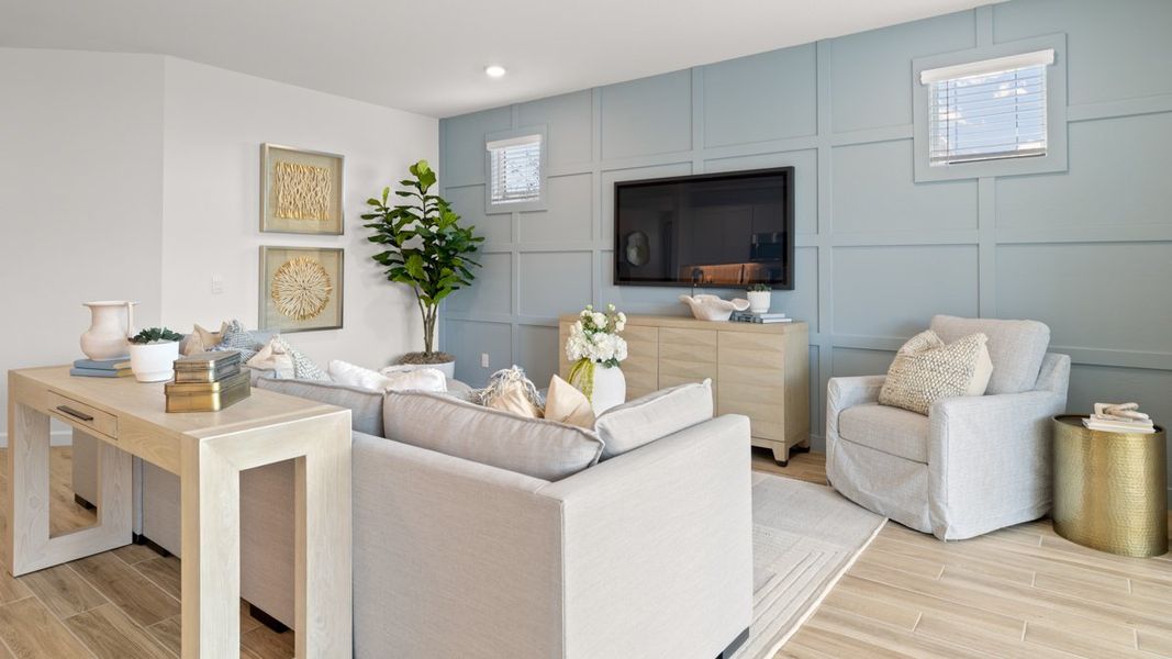 Furnished interior view inside a new home in Aloravita, Peoria (Image 27).