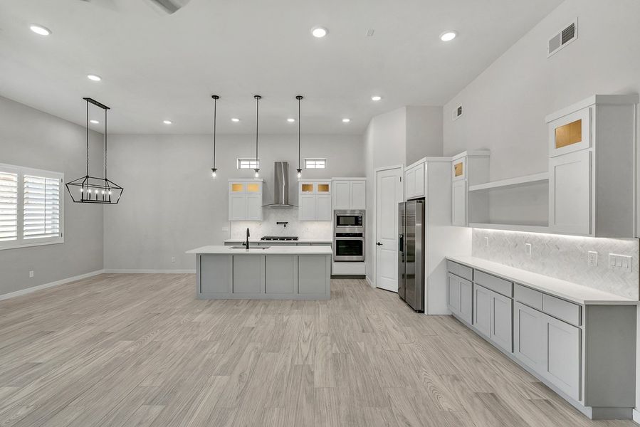 Furnished interior view inside a new home in Painted Sky, El Paso (Image 13). Furnished interior view inside a new home in Painted Sky, El Paso (Image 13).