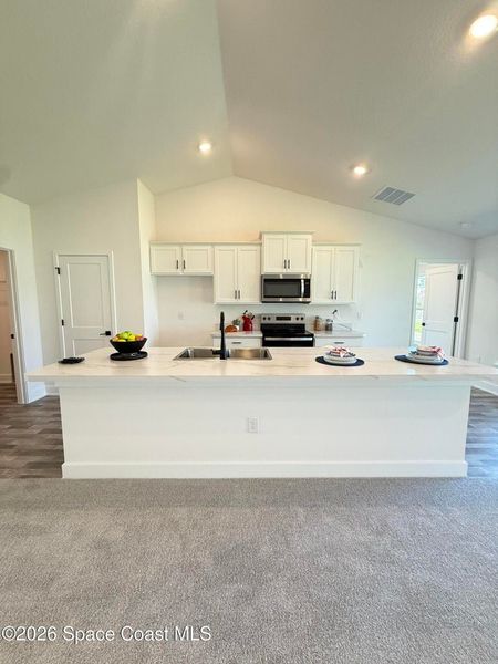 Furnished interior view inside a new home in Sebastian Highlands, Sebastian (Image 3).