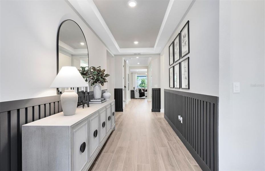 Furnished interior view inside a new home in Parkside Trails, Clermont (Image 5).