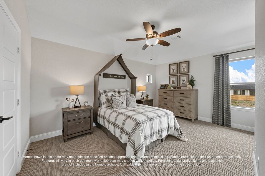 Furnished interior view inside a new home in Serenity Estates, Lorena (Image 9).