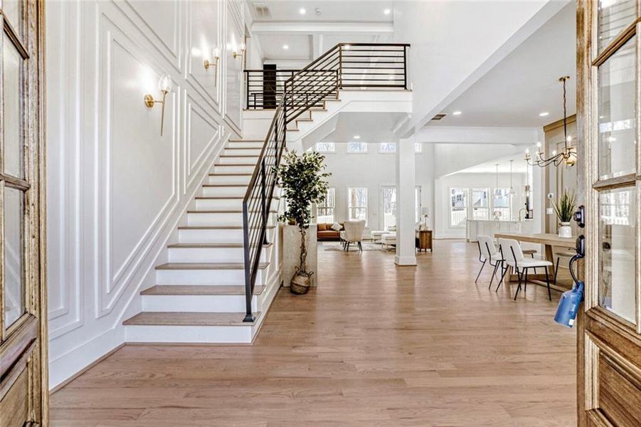 Furnished interior view inside a new home in , Dacula (Image 11).