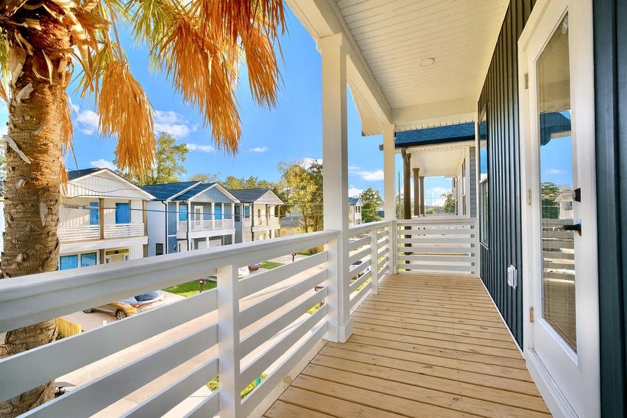 Exterior details and patio area of a home in , North Charleston (Image 22).