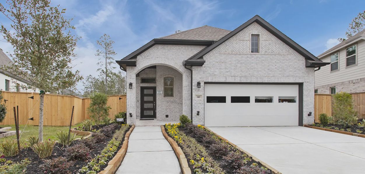 Representative exterior photo of a completed home built from the Ann Arbor by Chesmar Homes in Sunterra, Katy, TX (Image 1). Representative exterior photo of a completed home built from the Ann Arbor by Chesmar Homes in Sunterra, Katy, TX (Image 1).