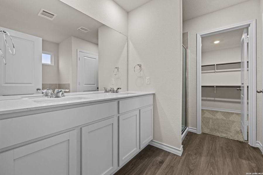 Furnished interior view inside a new home in Redbird Ranch, San Antonio (Image 7).