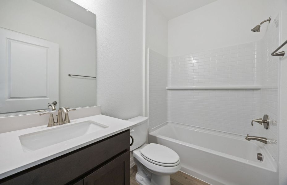 Furnished interior view inside a new home in Rosemary Fields, Godley (Image 11).