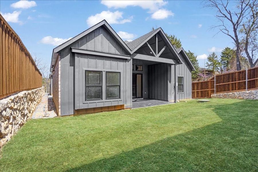 Exterior details and patio area of a home in , Pottsboro (Image 23).