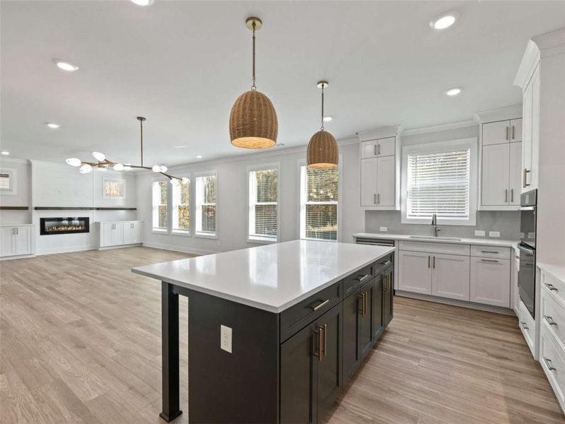 Furnished interior view inside a new home in , Buford (Image 8).