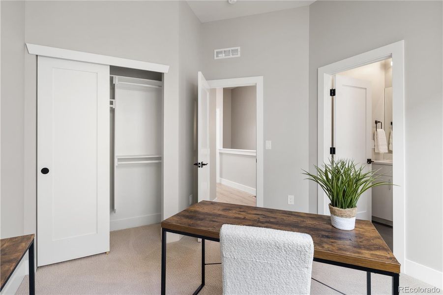 Furnished interior view inside a new home in , Denver (Image 8).