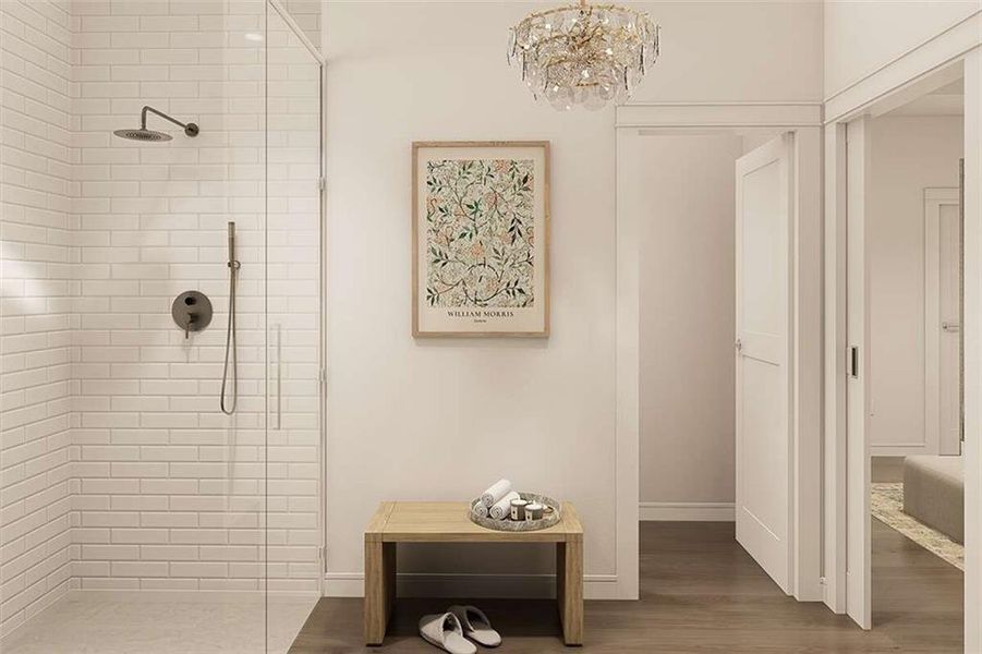 Furnished interior view inside a new home in , Douglasville (Image 11).