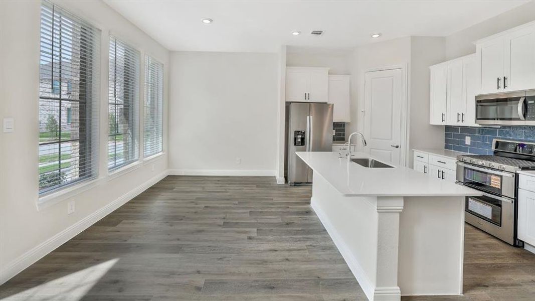 Furnished interior view inside a new home in The Avenue, Allen (Image 4). Furnished interior view inside a new home in The Avenue, Allen (Image 4).