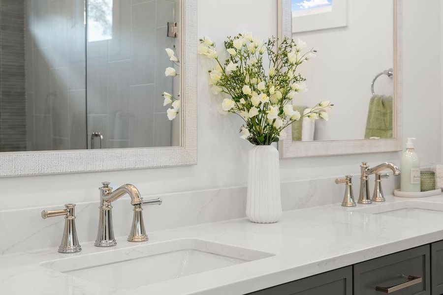 Furnished interior view inside a new home in The Carlyle, Marietta (Image 35).