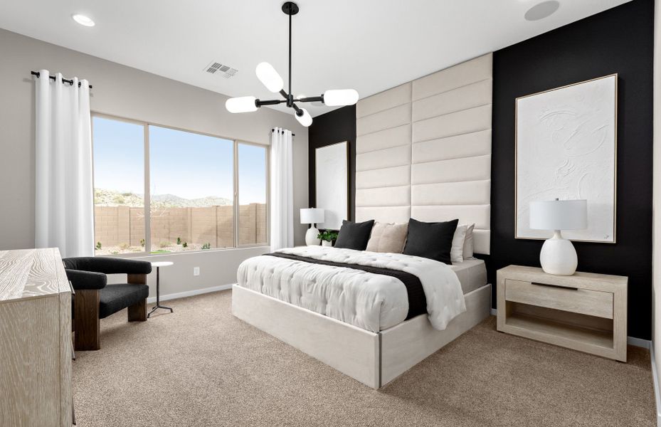 Representative furnished interior of a home built from the Verbena by Pulte Homes in Regent Hills - Meadow Series, Buckeye (Image 8).