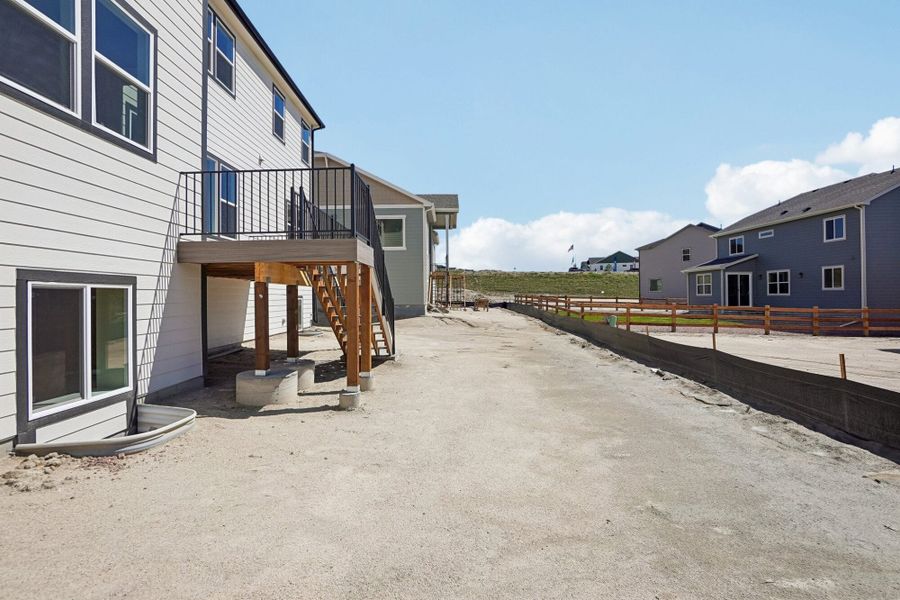 Exterior details and patio area of a home in Jackson Creek North, Monument (Image 35).