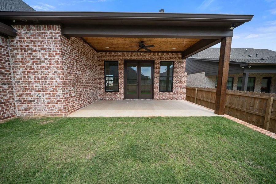 Exterior details and patio area of a home in , Tyler (Image 21).