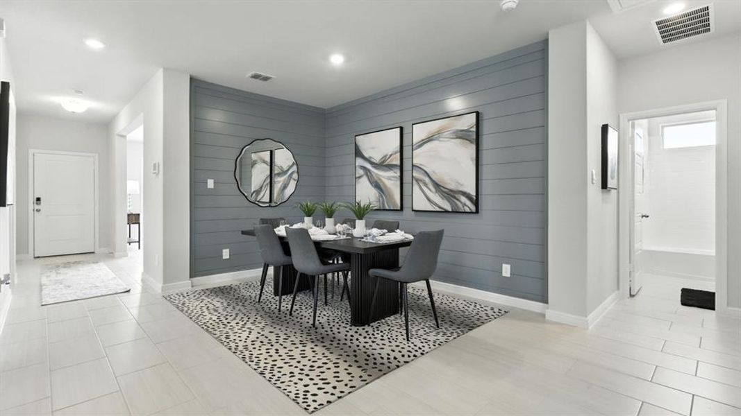Furnished interior view inside a new home in The Canyons, Keene (Image 26). Furnished interior view inside a new home in The Canyons, Keene (Image 26).