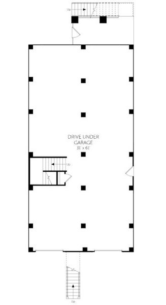 2D floor plan layout for the Avondale III - Single Family Homes by Dream Finders Homes in Miller's Crossing, Johns Island, SC (Image 5).