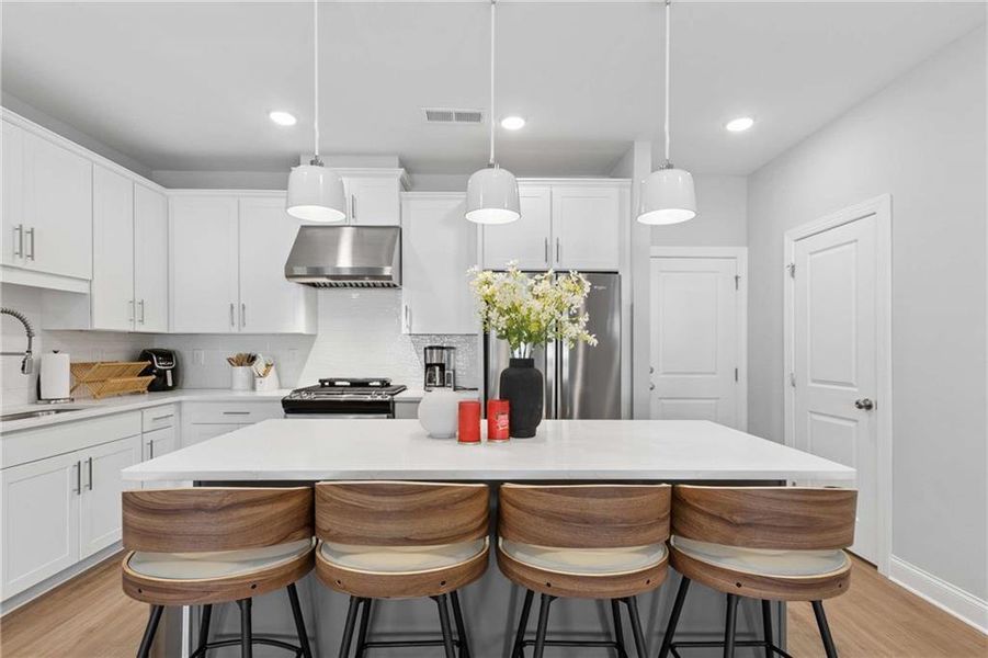 Furnished interior view inside a new home in , Atlanta (Image 9).