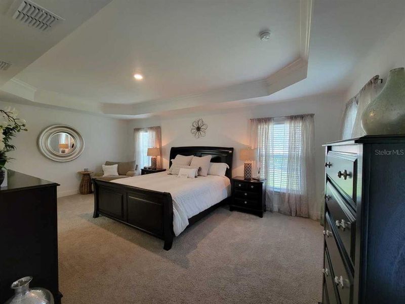Furnished interior view inside a new home in Ocala Crossings South, Ocala (Image 10). Furnished interior view inside a new home in Ocala Crossings South, Ocala (Image 10).