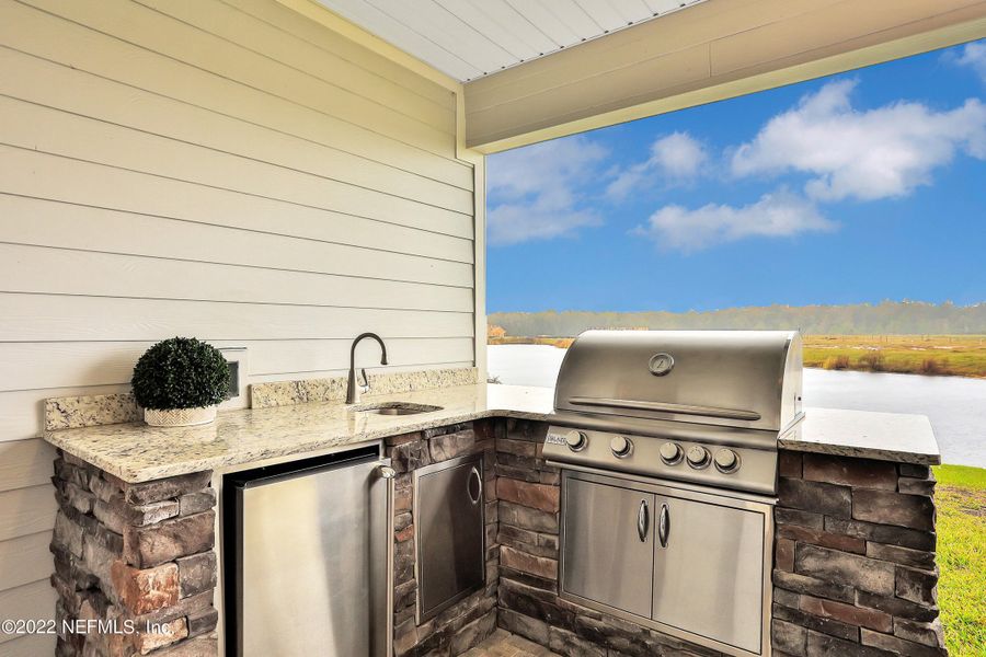 Furnished interior view inside a new home in Silver Landing at SilverLeaf, St. Augustine (Image 31).