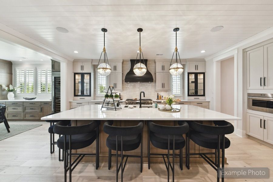 Furnished interior view inside a new home in Stephens Farm, Huntersville (Image 8). Furnished interior view inside a new home in Stephens Farm, Huntersville (Image 8).
