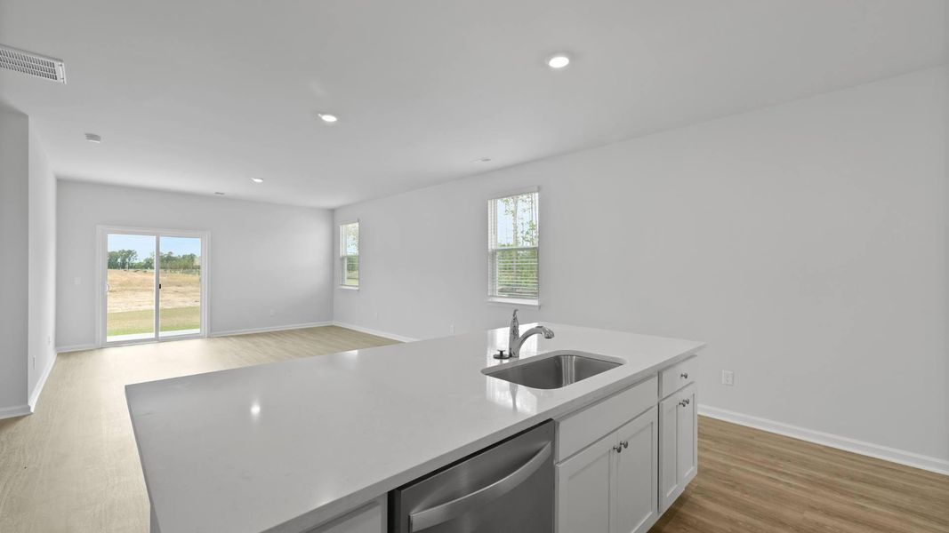 Furnished interior view inside a new home in Pineview North, Summerville (Image 4).
